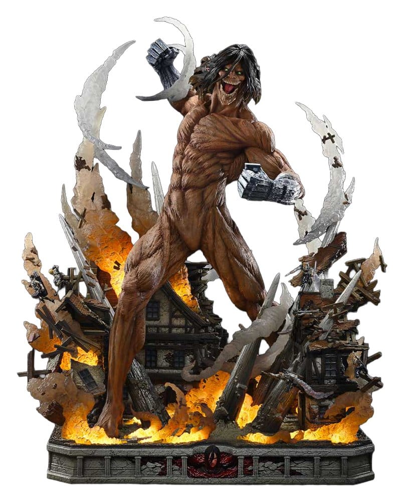 PRE ORDINE - Attack on Titan (TV animation) Ultimate Diorama Masterline Statue Eren Yeager Attack Titan 81 cm