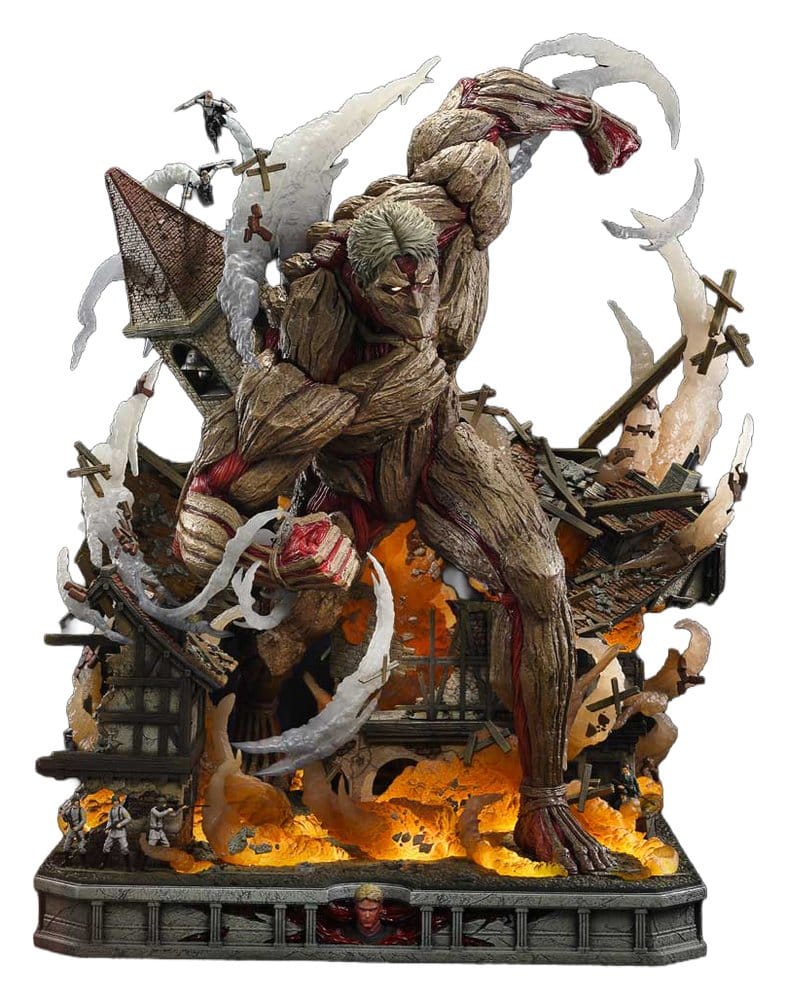 PRE ORDINE - Attack on Titan (TV animation) Ultimate Diorama Masterline Statue Reiner Braun Armored Titan Bonus Version 75 cm