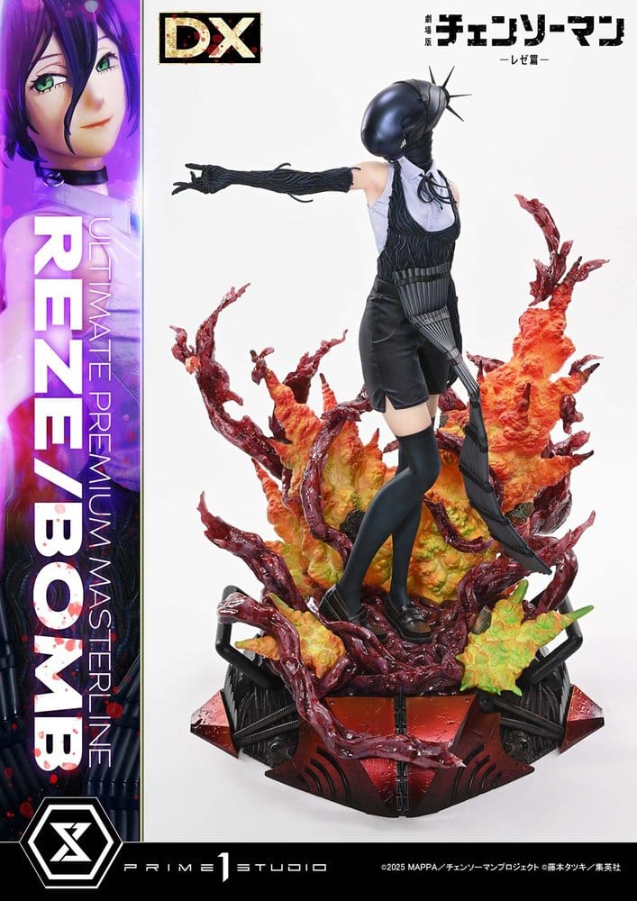 PRE ORDINE - Chainsaw Man Ultimate Premium Masterline Series Statue 1/4 REZE/BOMB Deluxe Version 56 cm