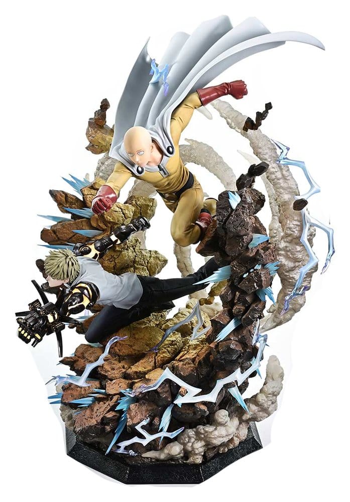 PRE ORDINE - One-Punch Man Ultimate Premium Masterline Series Statue 1/4 Saitama & Genos Deluxe Version 73 cm