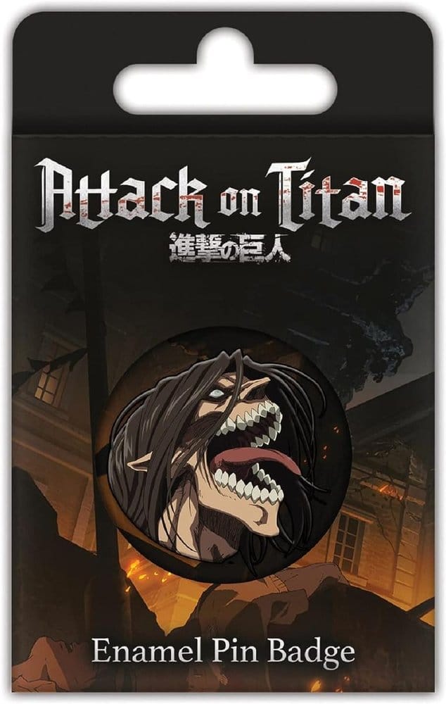 PRE ORDINE - Attack on Titan Enamel Pin Badge S3 (Eren Titan Rage)