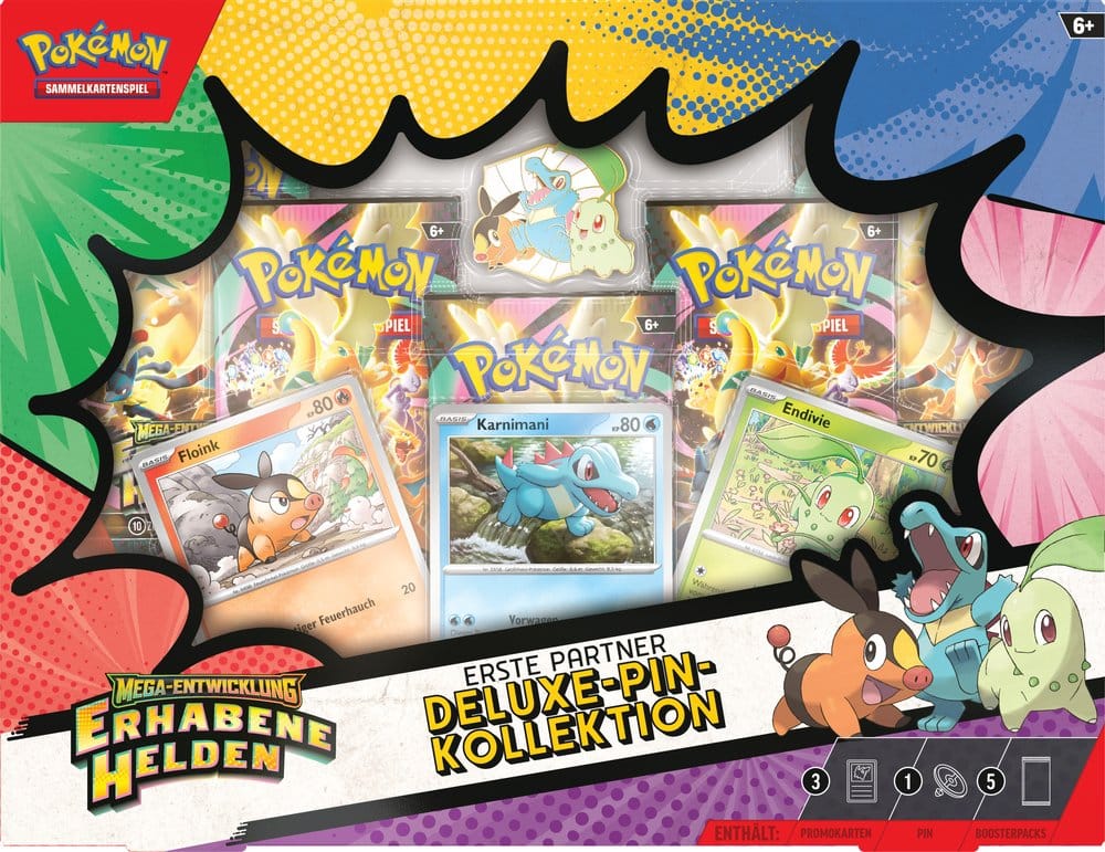 PRE ORDINE - Pokémo Box ME02.5 Deluxe-Pin-Collection *German Version*