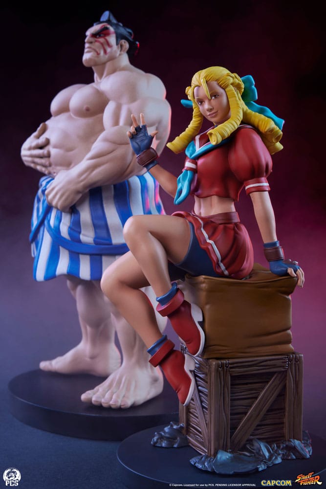 PRE ORDINE - Street Fighter Street Jam Statuen 1/10 Karin & E. Honda