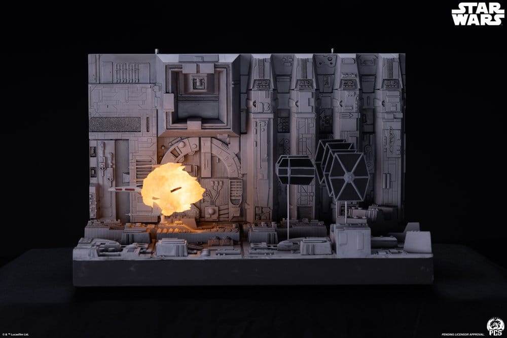PRE ORDINE - Star Wars Movie Moments Mini Scale Diorama Trench Run 23 cm