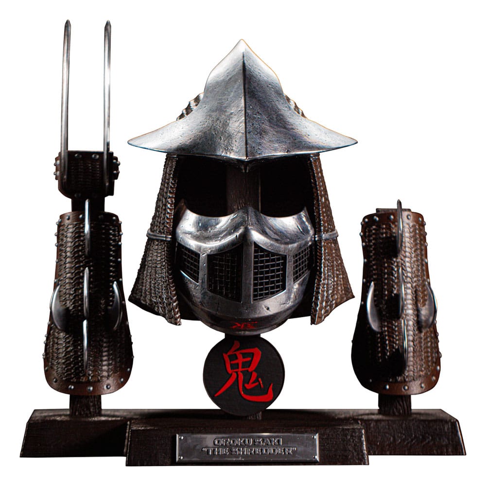PRE ORDINE - Teenage Mutant Ninja Turtles Life-Size armor set Shredder (Stainless Steel Edition) 53 cm