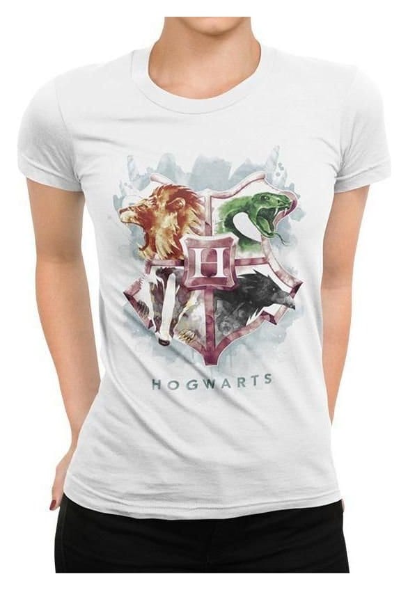 Harry Potter T-Shirt Water Colour Crest