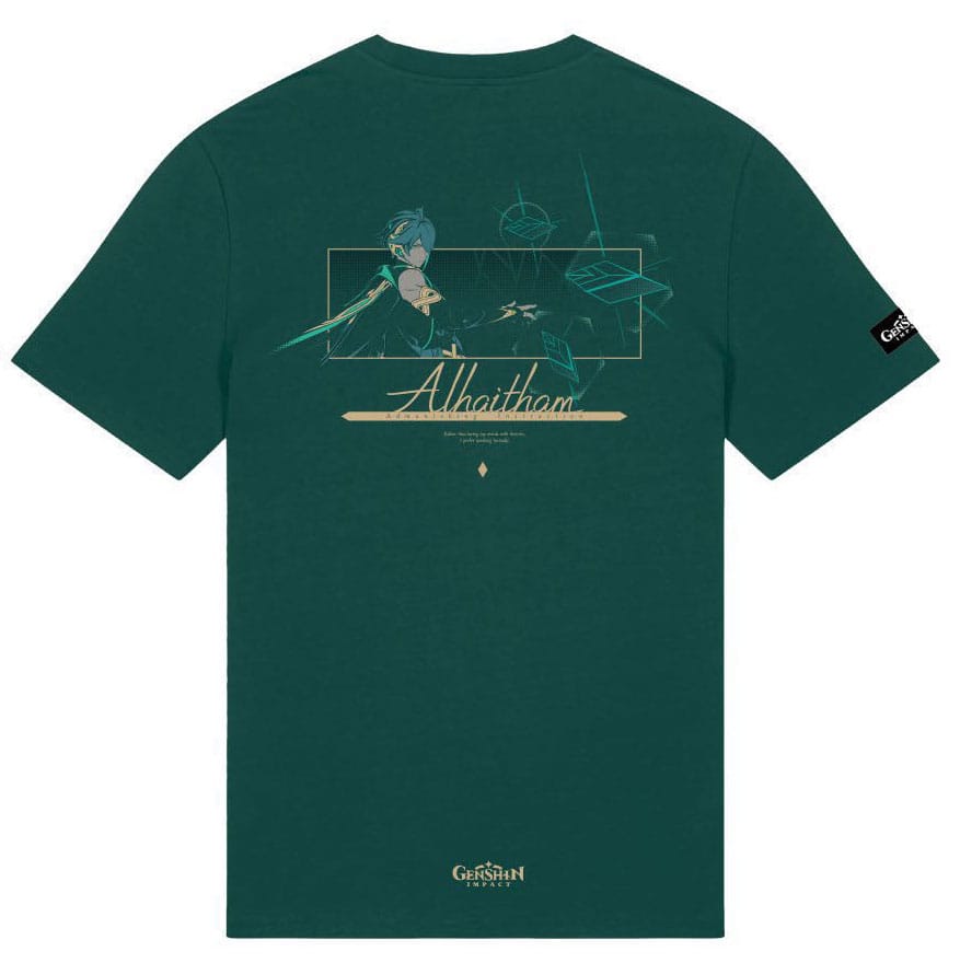 Genshin Impact T-Shirt Alhaitham Green