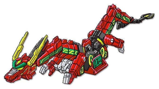 PRE ORDINE - Mighty Morphin Power Rangers Thunderzord Action Figure Red Dragon