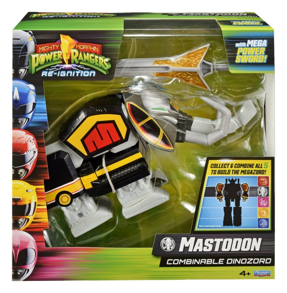 PRE ORDINE - Mighty Morphin Power Rangers Combinable Dinozord Action Figure Mastodon 23 cm