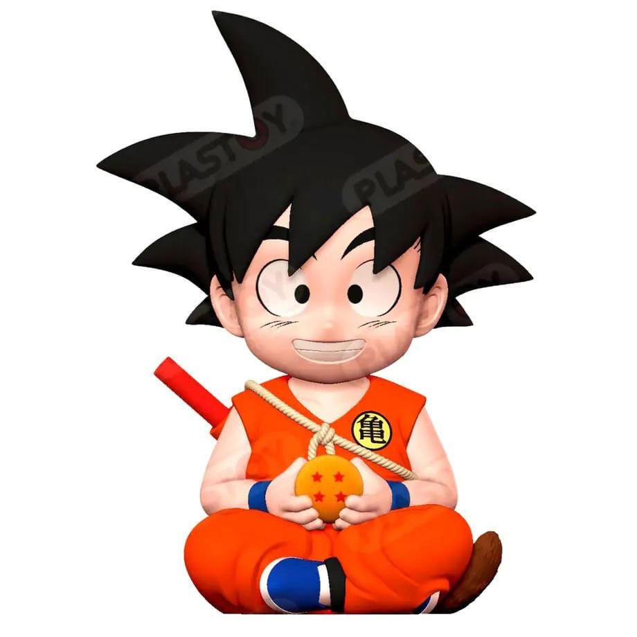 PRE ORDINE - Dragon Ball Money Box Kid Goku orange 17 cm