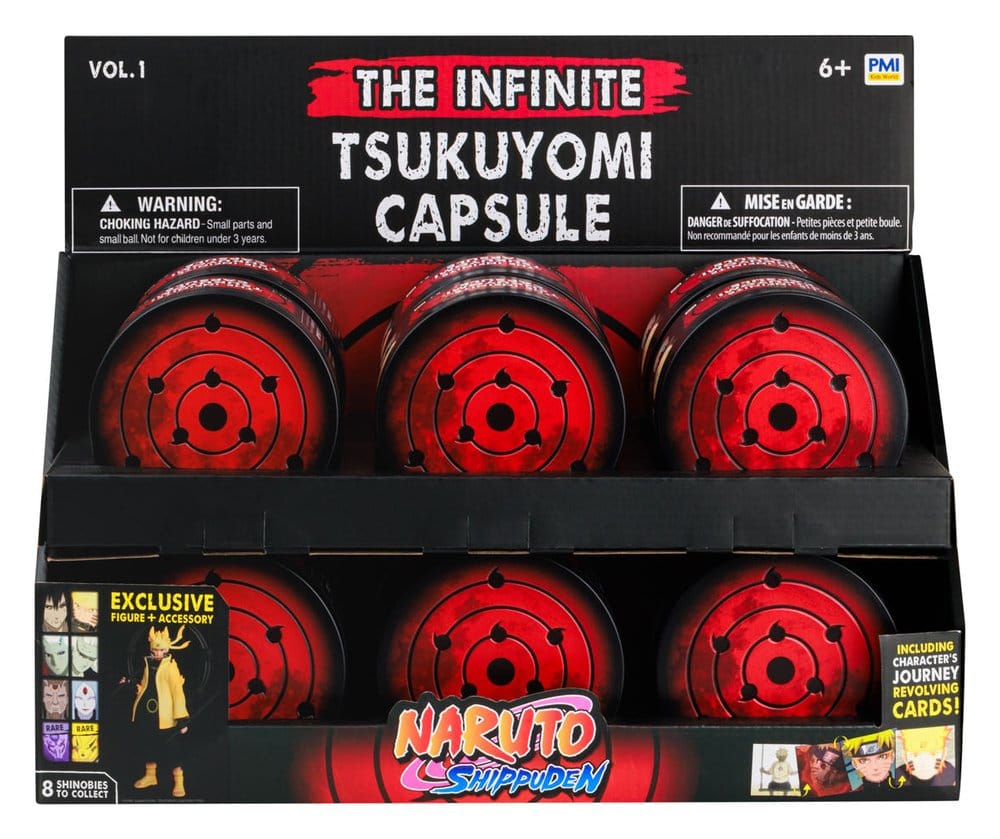 PRE ORDINE - Naruto Shippuden Blind Capsule Figures Infinite Tsukuyomi 7 cm Vol. 1 Display (12)