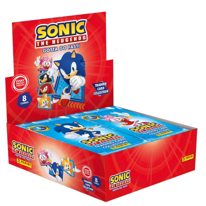 PRE ORDINE - Sonic The Hedgehog - Gotta Go Fast! - Trading Cards Flow Packs Display (18)
