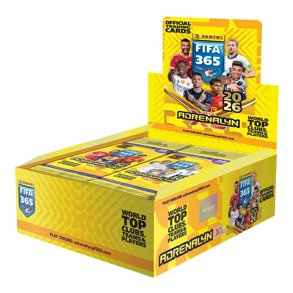 FIFA 365 Adrenalyn XL 2026 Trading Cards Fatpack Box (10)