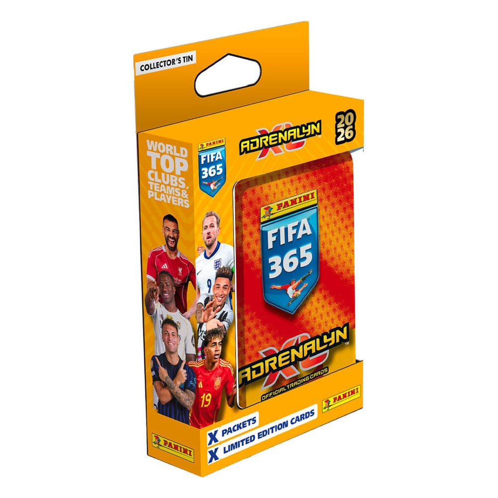 PRE ORDINE - FIFA 365 Adrenalyn XL 2026 Trading Cards Pocket Tin Box (5)