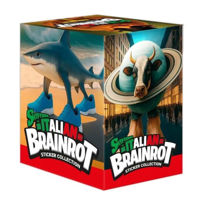 PRE ORDINE - Italian Brainrot Stickers Box (36)