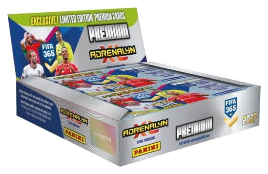 PRE ORDINE - FIFA 365 Adrenalyn XL 2027 Trading Cards Premium Flow Pack Display (10)