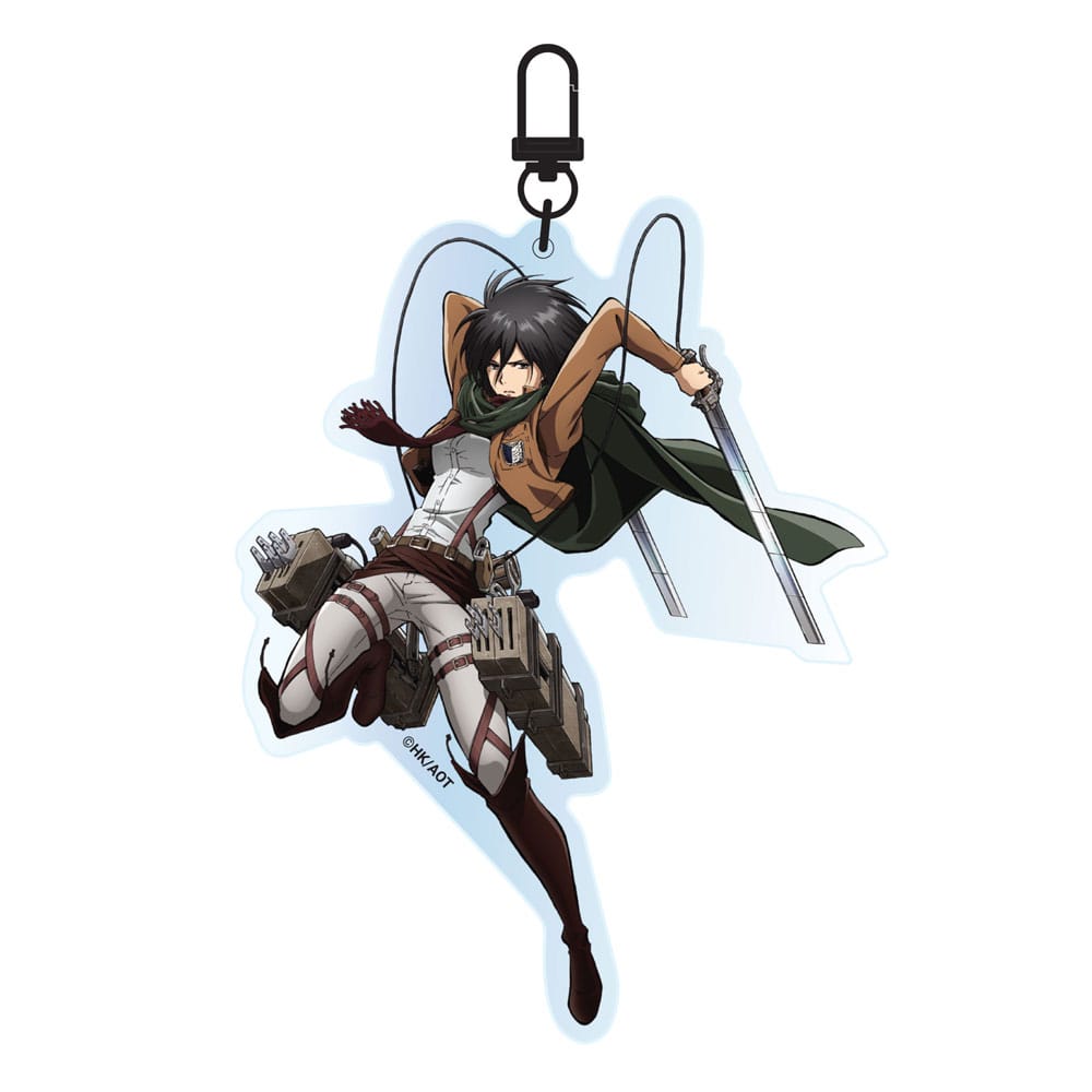 PRE ORDINE - Attack on Titan Acrylic Keychain Mikasa Ackermann
