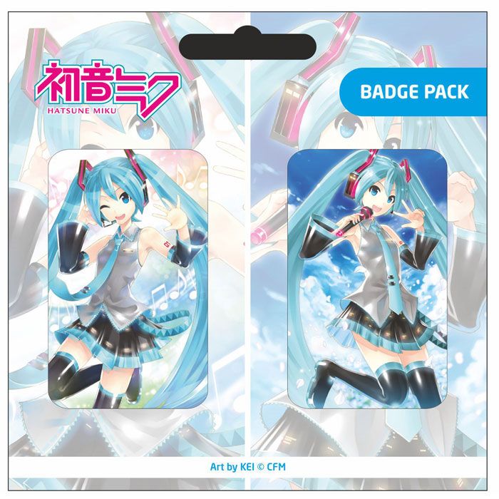 PRE ORDINE - Hatsune Miku Pin Badges 2-Pack Set A