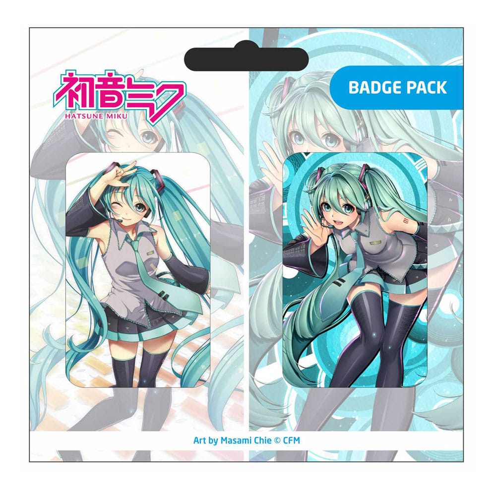 PRE ORDINE - Hatsune Miku Pin Badges 2-Pack Set D