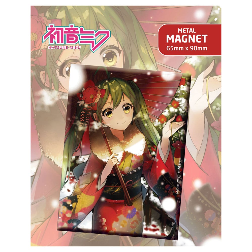 PRE ORDINE - Hatsune Miku Fridge Magnet Hatsune Miku At Winter