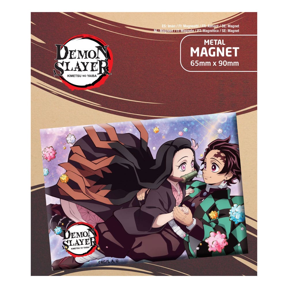 PRE ORDINE - Demon Slayer: Kimetsu no Yaiba Fridge Magnet Tanjiro & Nezuko