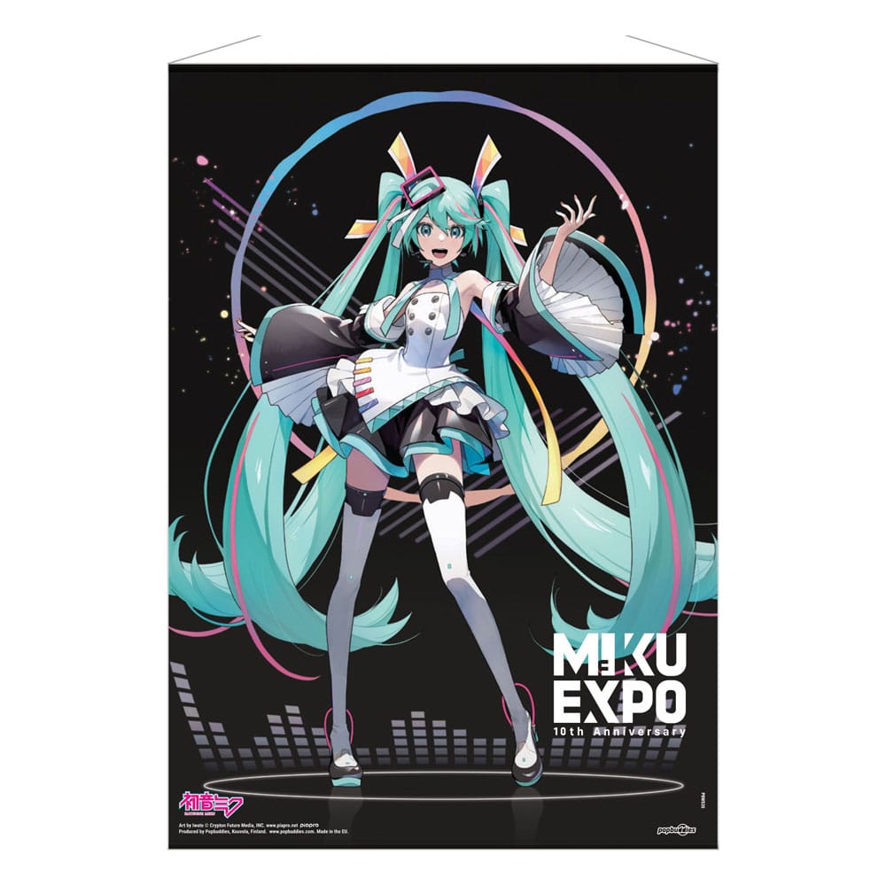 PRE ORDINE - Hatsune Miku Wallscroll Miku Expo 10th Anniversary Limited Edition 50 x 70 cm