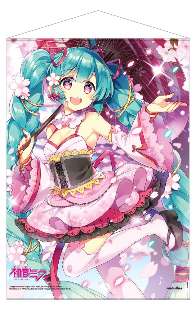 PRE ORDINE - Hatsune Miku Wallscroll Hanami 50 x 70 cm