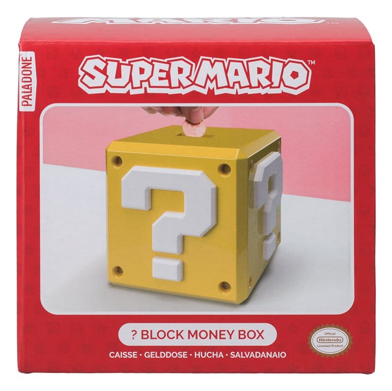 PRE ORDINE - Nintendo Bank Question Block 12 cm