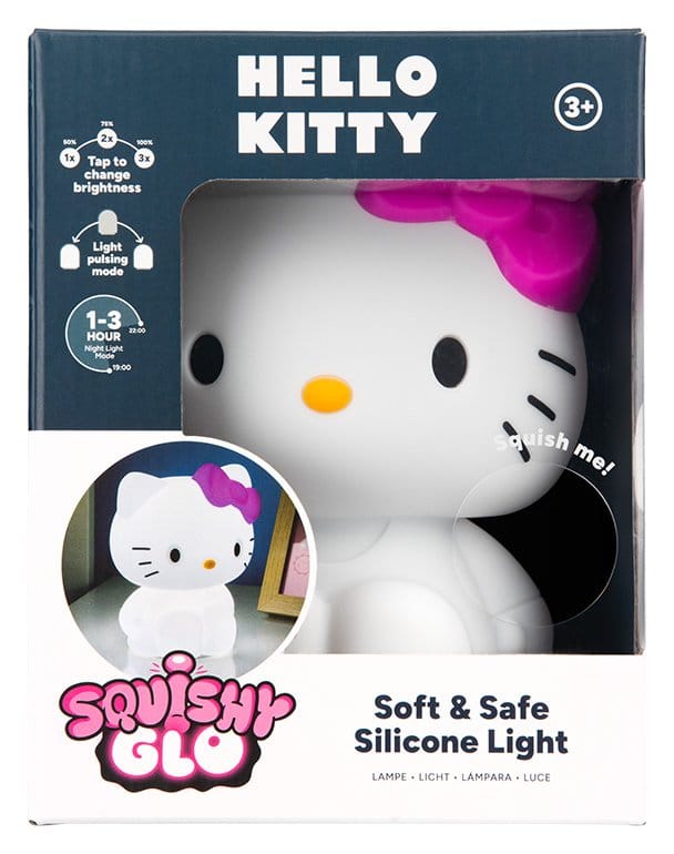 PRE ORDINE - Sanrio SquishyGlo Silicone Light Hello Kitty Rechargeable V3