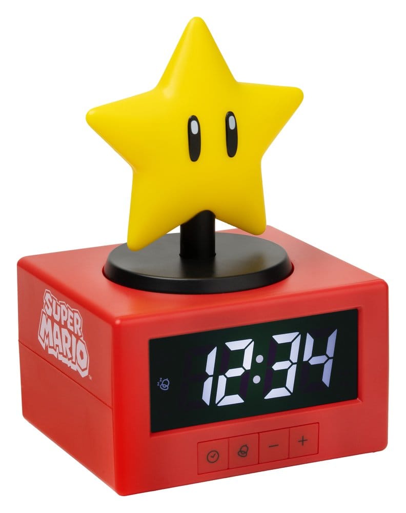 Super Mario Icon Alarm Clock Super Star 15 cm