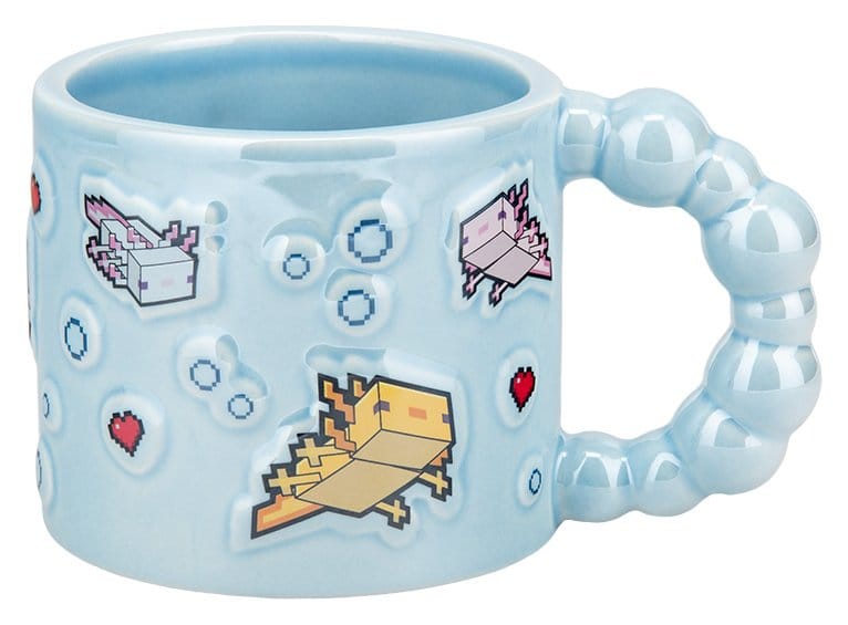 PRE ORDINE - Minecraft Mug Axolotl Bubble Shaped