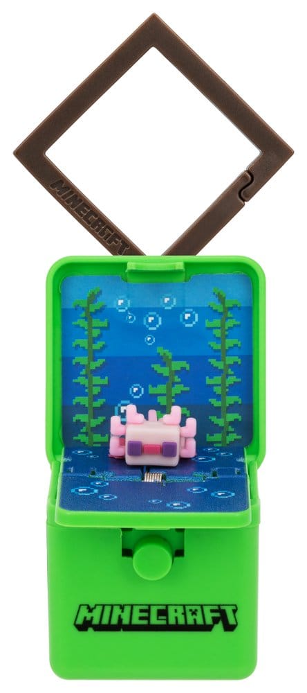 PRE ORDINE - Minecraft Popz Backpack Buddies Keyrings Blind Box Assortment (24)