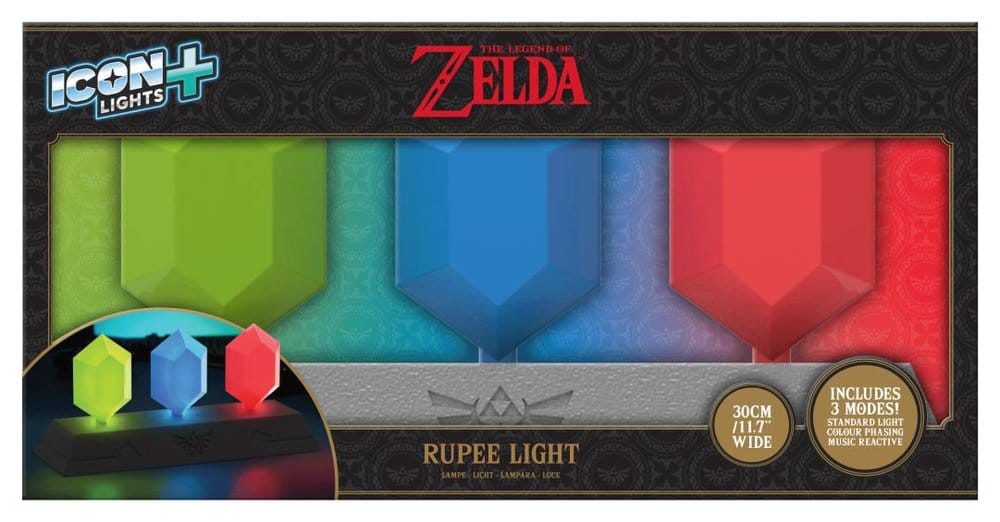 PRE ORDINE - The Legend of Zelda Icon Light Plus Light Rupee 30 cm