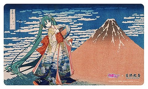 PRE ORDINE - Hatsune Miku x Katsushika Hokusai iXima Desk Mat Fine Wind, Clear Morning