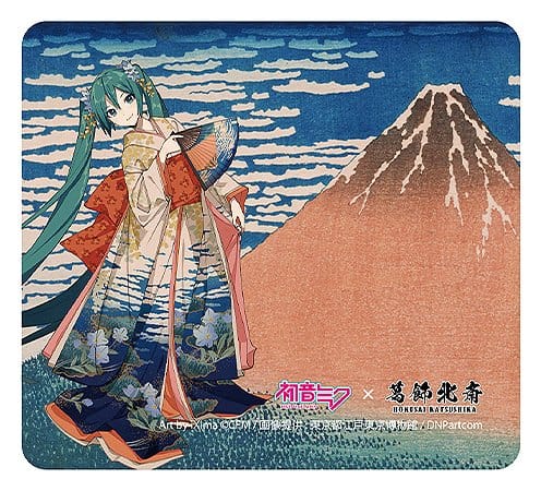PRE ORDINE - Hatsune Miku x Katsushika Hokusai iXima Mousepad Fine Wind, Clear Morning