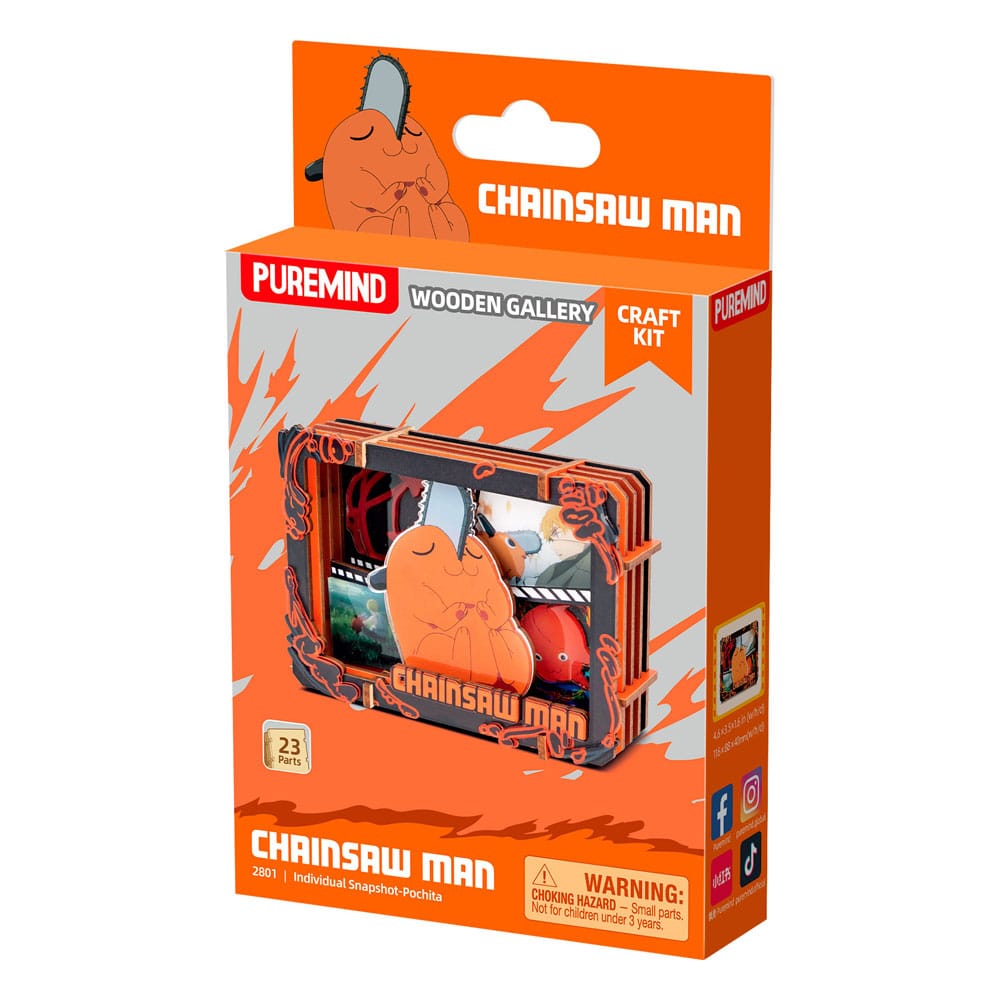 PRE ORDINE - Chainsaw Man Model Kit Wooden Gallery (S) Pochita