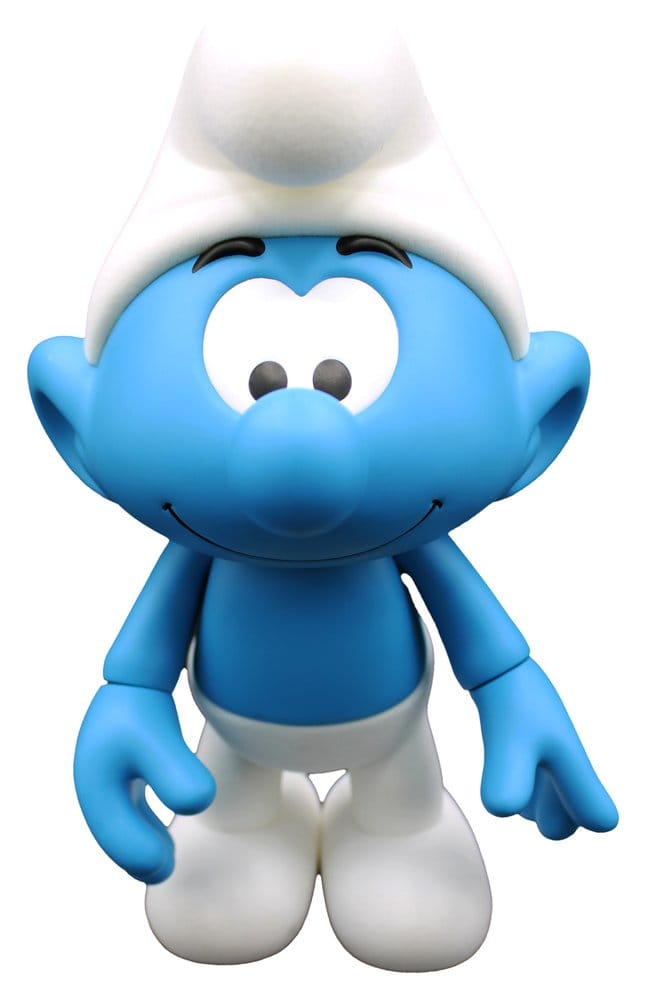 PRE ORDINE - The Smurfs Vinyl Figure Smurf White and Blue - Flocked 19 cm