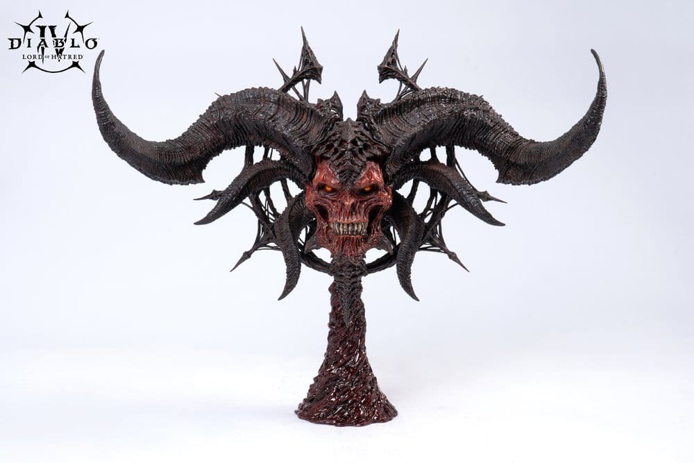 PRE ORDINE - Diablo IV Art Mask Replica 1/2 Scale Mephisto 43 cm