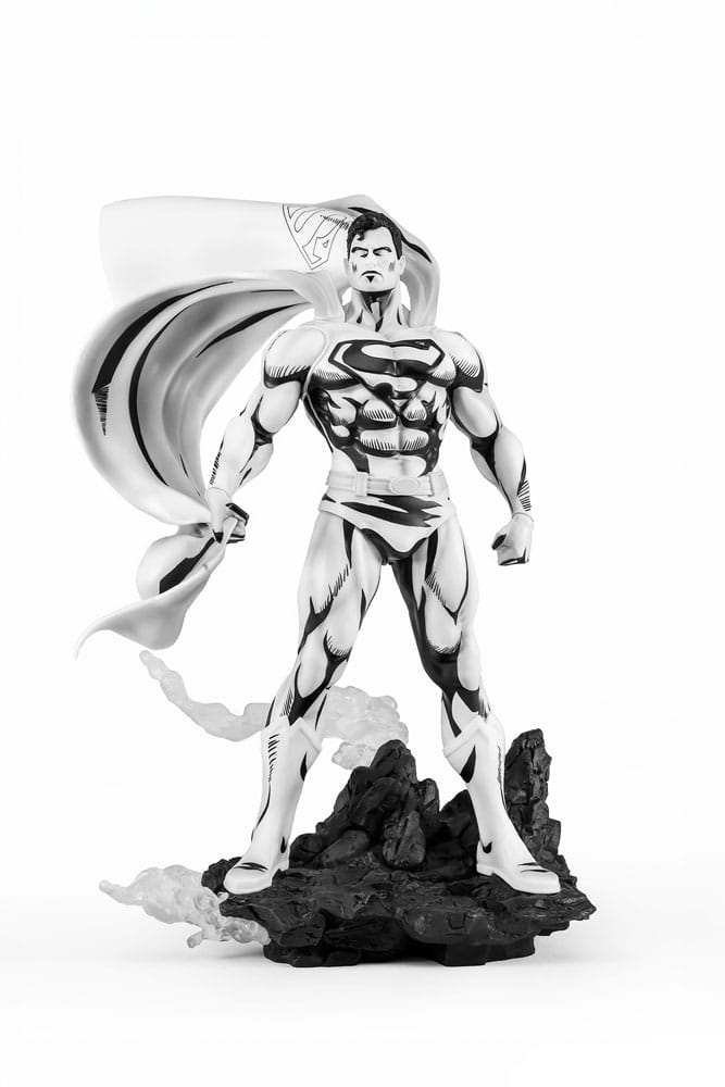 PRE ORDINE - Man of Steel PX PVC Statue 1/8 SDCC 2024 Superman Black & White Version 36 cm