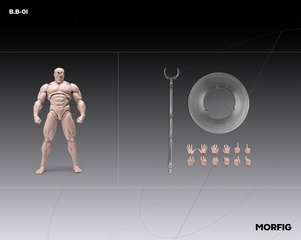 PRE ORDINE - Inart Action Figure 1/12 Blank Male Body Skintone 17 cm