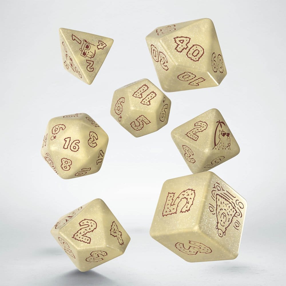 PRE ORDINE - Capybara Dice Set of 7 Sleepie