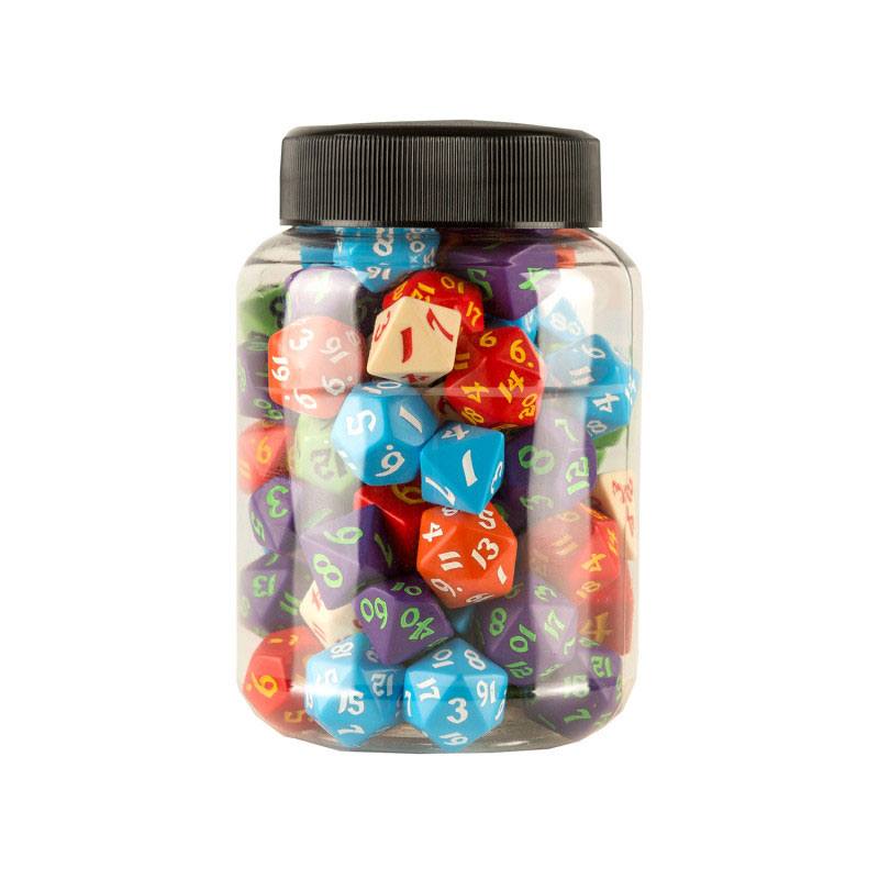 PRE ORDINE - Round Jar of Classic RPG Dice (80)