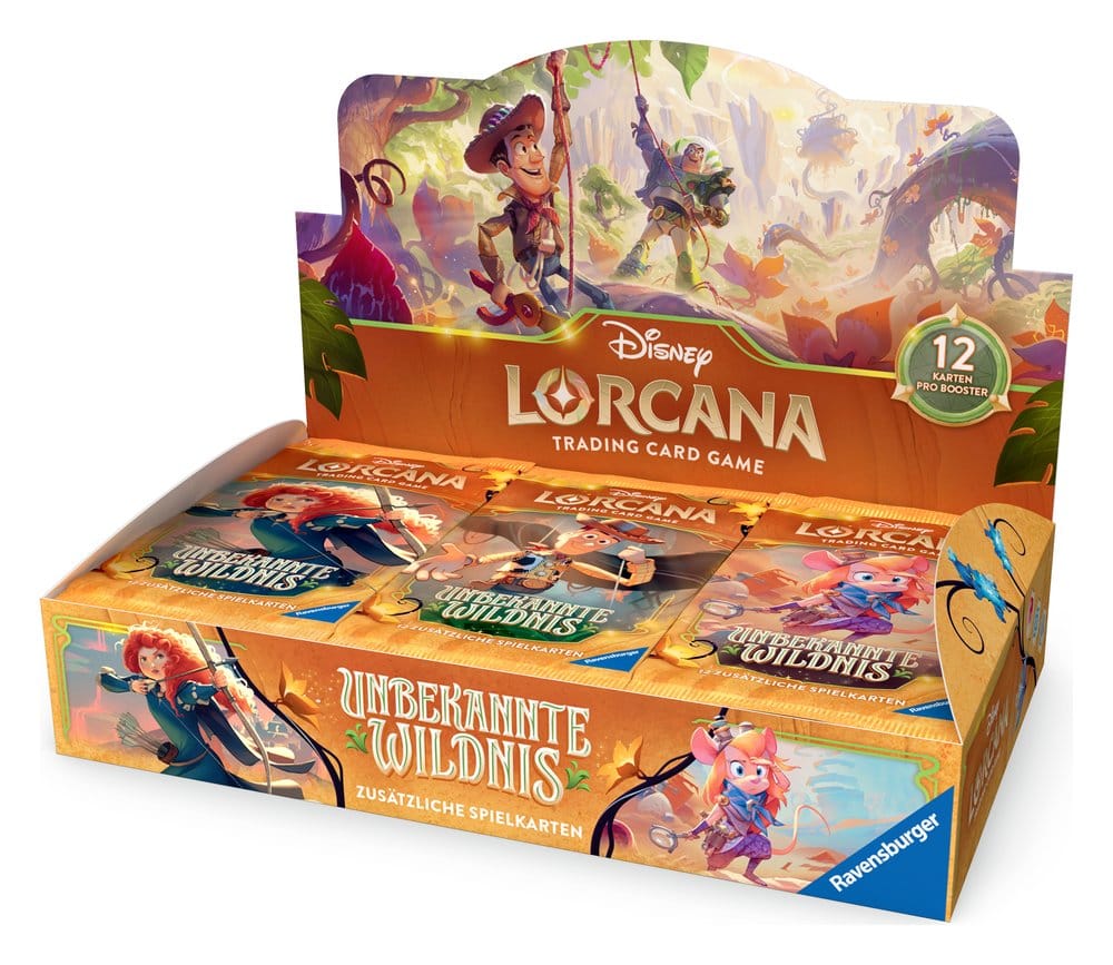 PRE ORDINE - Disney Lorcana TCG Unbekannte Wildnis Booster Display (24) *German Edition*