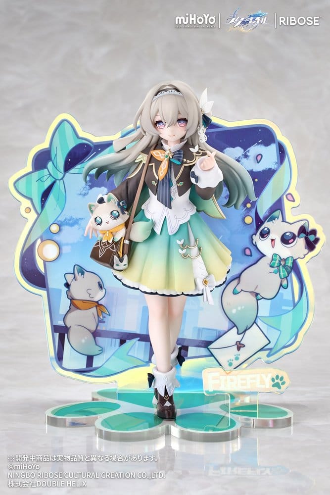 PRE ORDINE - Honkai: Star Rail Rise Up+ Chibi Cat Series Mini Figure Firefly Ver. 18 cm