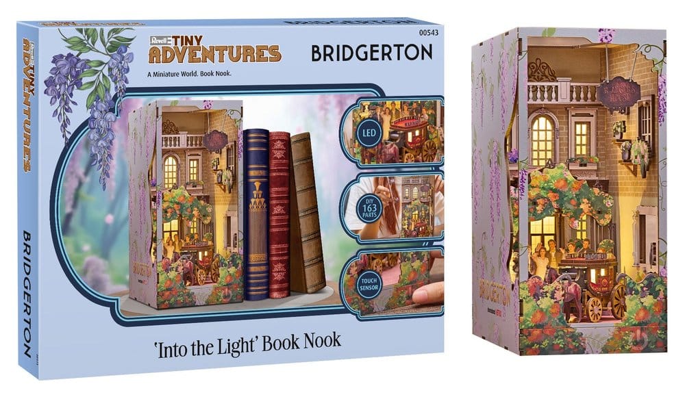 PRE ORDINE - Bridgerton Tiny Adventures Book Nook Mini Diorama Into the Light 18 cm