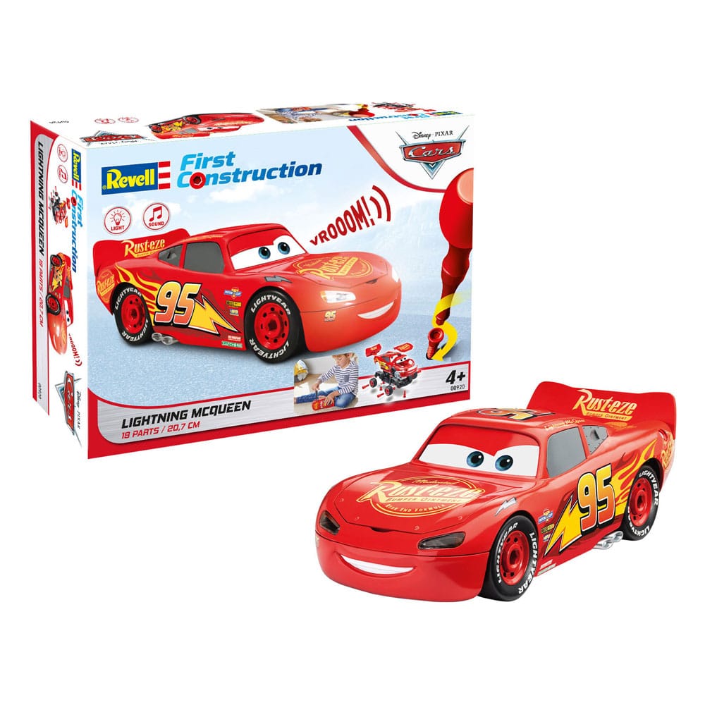 PRE ORDINE - Cars First Construction Set Lightning McQueen 21 cm