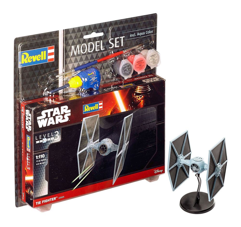 PRE ORDINE - Star Wars Model Kit 1/110 Model Set TIE Fighter 9 cm