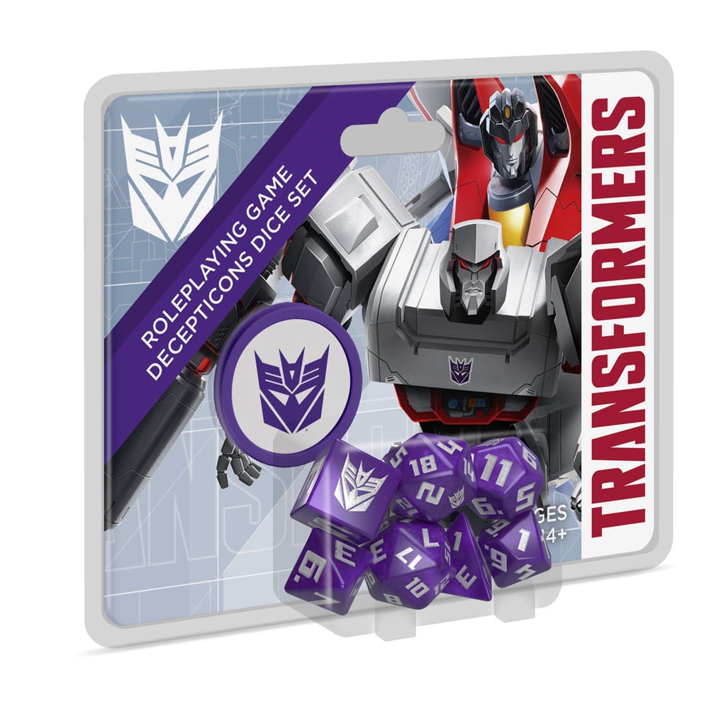 PRE ORDINE - Transformers RPG Dice Set Decepticon