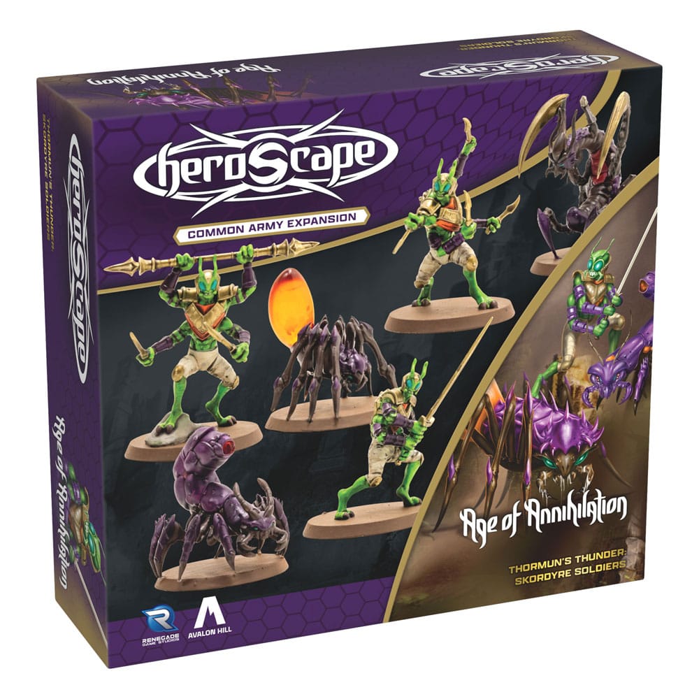 PRE ORDINE - Heroscape Army Expansion Age of Annihilation Skordyre Soldiers (Common) *English Version*