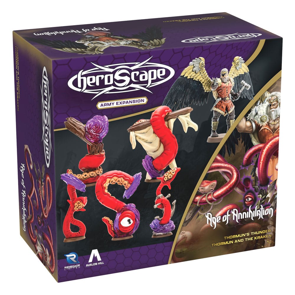 PRE ORDINE - Heroscape Army Expansion Age of Annihilation Thormun & Kraken *English Version*